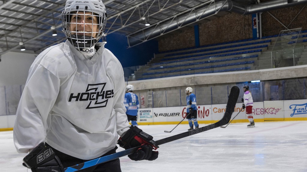 San Martín, Leila Aguirre, hockey sobre hielo