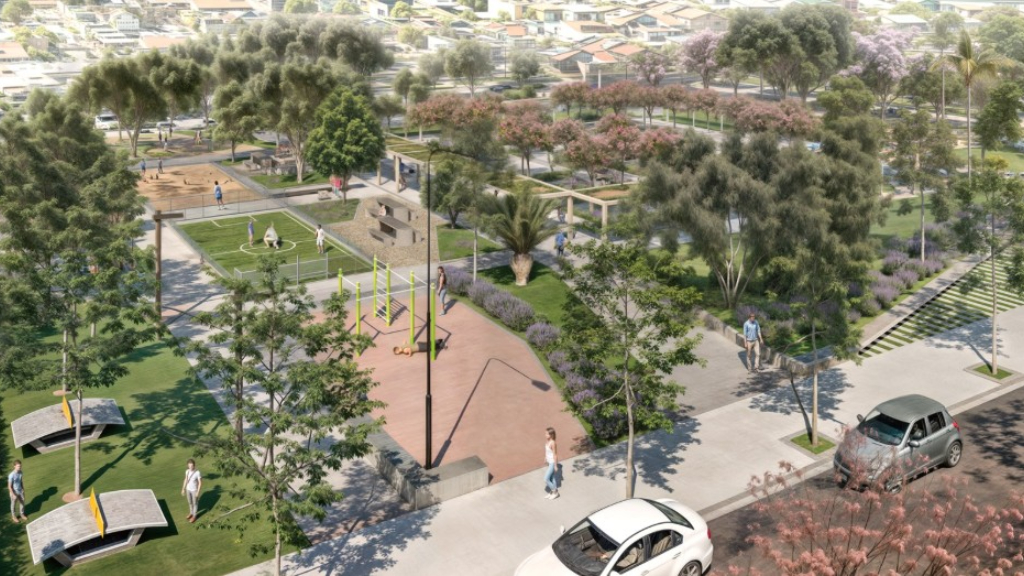 El domingo arrancan las obras de renovación total de la Plaza Belgrano de Villa Adelina, en San Isidro.