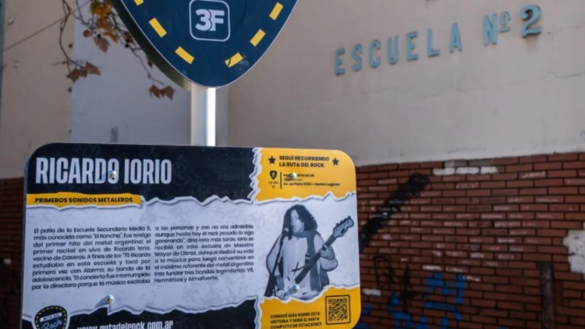 La Ruta del Rock de Tres de Febrero sumó dos nuevas paradas en el distrito, en homenaje a Ricardo Iorio, el padre del heavy nacional.