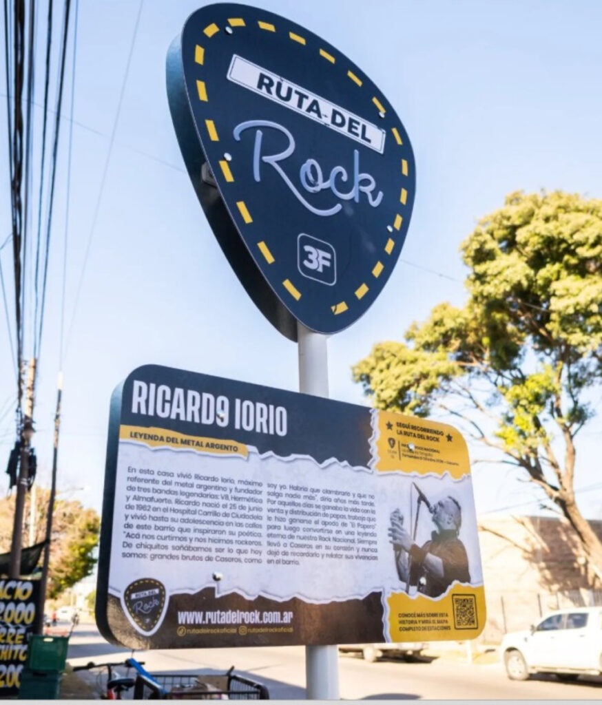 La Ruta del Rock de Tres de Febrero sumó dos nuevas paradas en el distrito, en homenaje a Ricardo Iorio, el padre del heavy nacional.