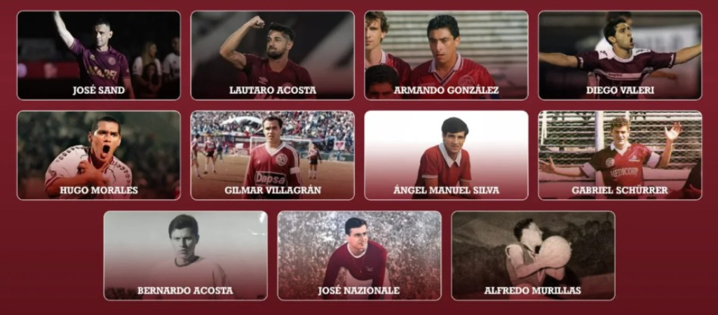 El Paseo de los ïdolos de Lanús está en la avenida General Madariaga entre Eva Perón y 9 de Julio. Allí 11 glorias del Granate de todas sus especialidades elegidas por sus hinchas ya tienen su merecido homenaje.