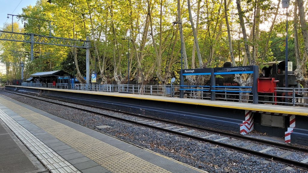 La estación Ranelagh es una de las que quedarán inhabilitadas durante el cierre del ramal Berazategui-Bosques del tren Roca.