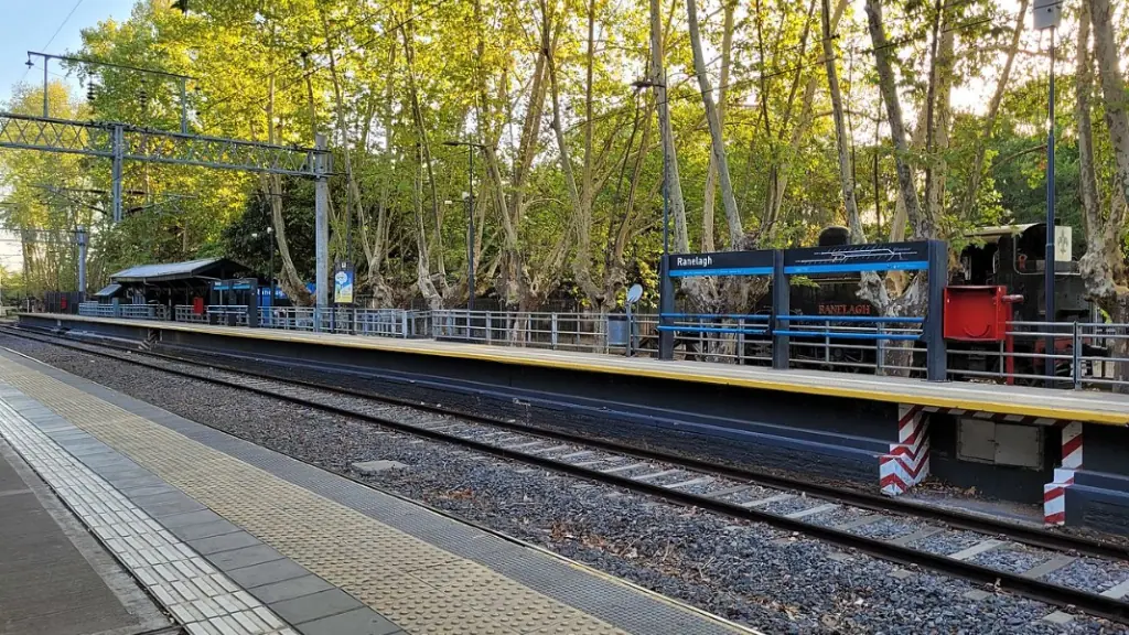 La estación Ranelagh es una de las que quedarán inhabilitadas durante el cierre del ramal Berazategui-Bosques del tren Roca.