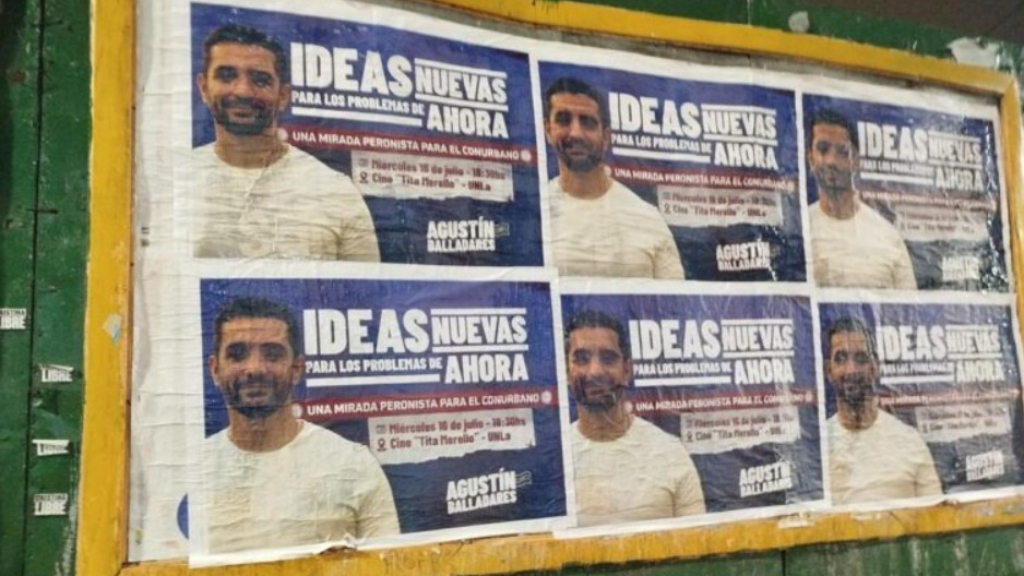 Agustin Balladares presentó su plan de mejoras en el cine-auditorio Tita Merello de la Universidad de Lanús.