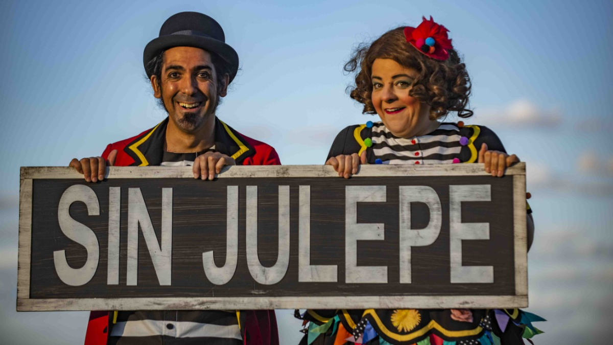 Sin Julepe se presentará en el Centro Cultural Munro, en el marco de la programación de vacaciones de invierno de la Comuna de Vicente López.