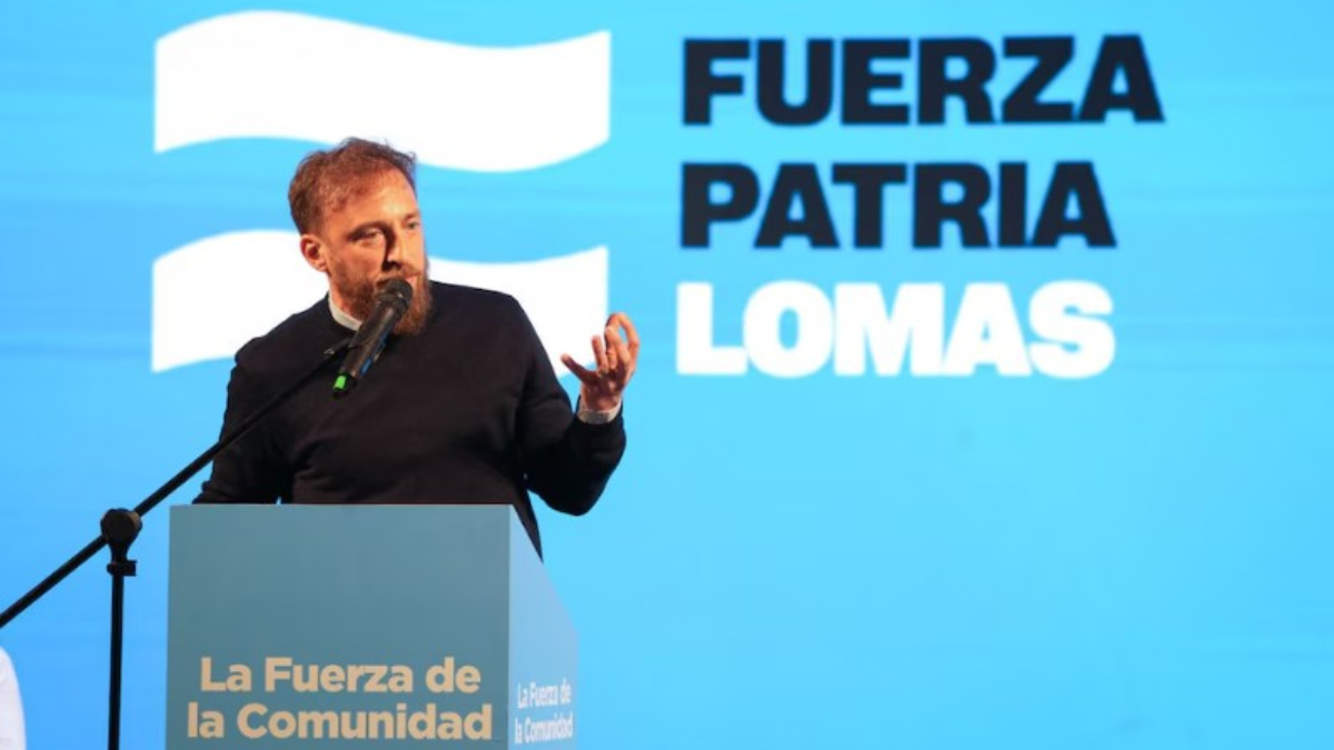 Federico Otermín, intendente de Lomas de Zamora, encabezó el acto de presentación del espacio Fuerza Patria con críticas a las políticas del gobierno nacional.