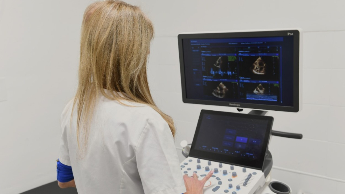 El nuevo sector de Cardiología del Hospital Houssay de Vicente López tiene equipamiento de última generación.