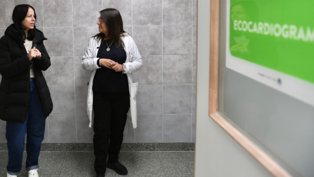 El nuevo sector de Cardiología del Hospital Houssay de Vicente López tiene equipamiento de última generación.