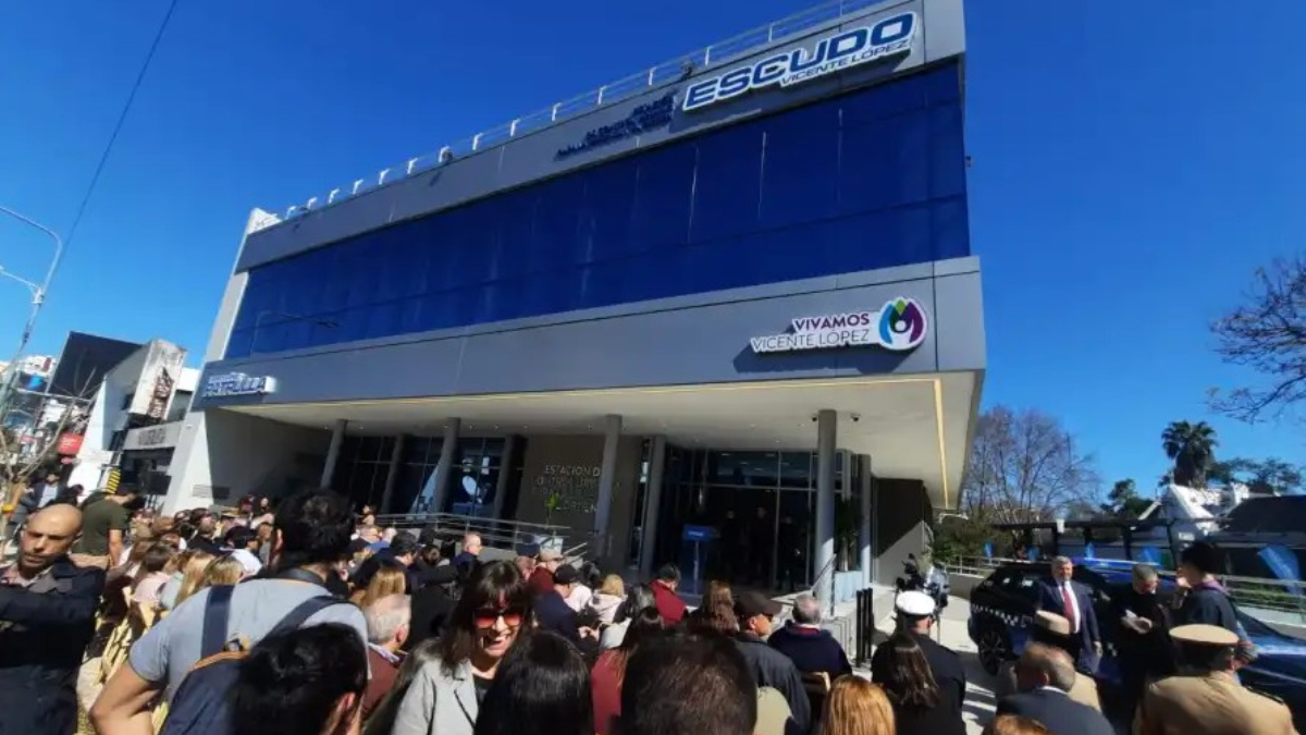 La nueva Estación de Control Urbano para la Defensa y el Orden (ESCUDO) está uibicada en la Avenida Maipú, frente a la Quinta Presidencial de Olivos.