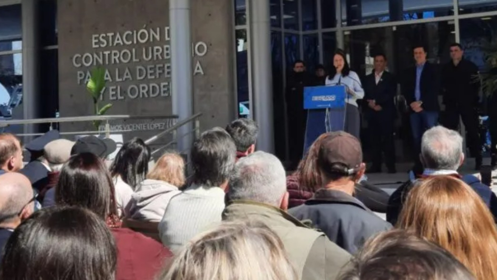 La nueva Estación de Control Urbano para la Defensa y el Orden (ESCUDO) está uibicada en la Avenida Maipú, frente a la Quinta Presidencial de Olivos.