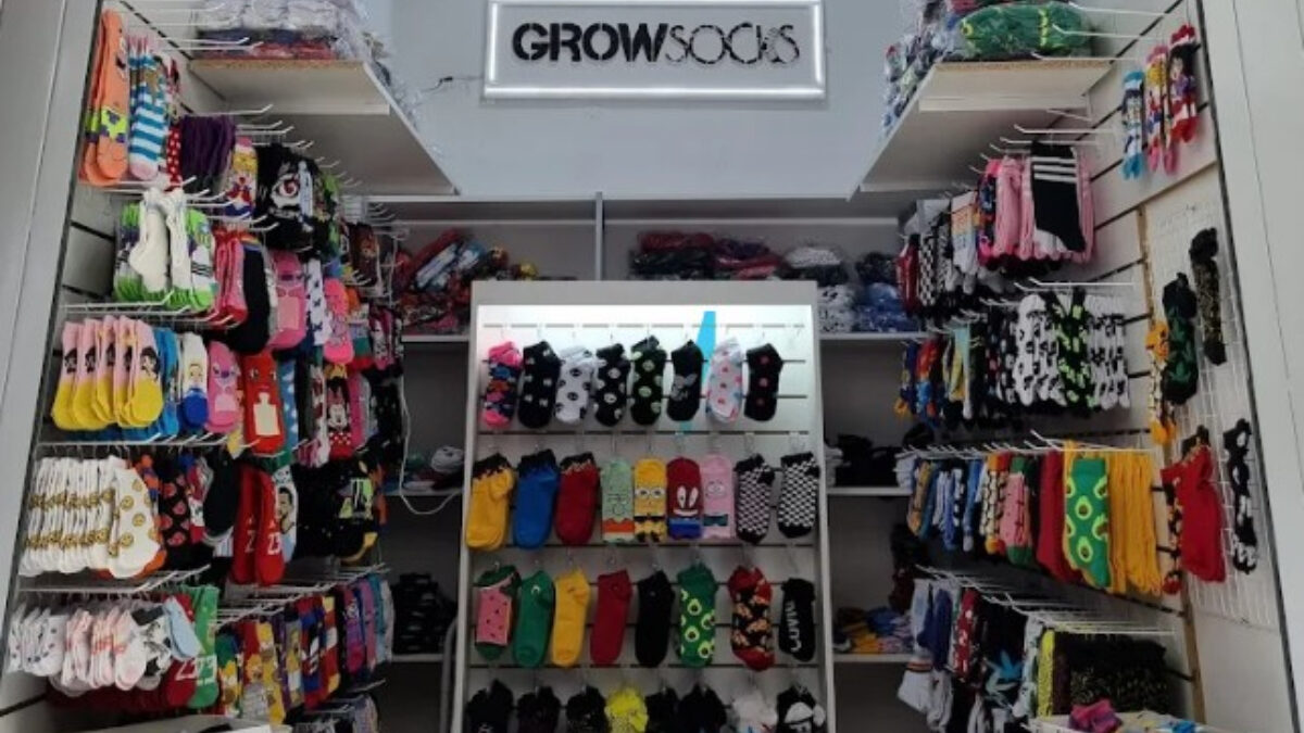 Grow Socks, uno de los locales de Morón que participará de la movida que impulsa la Comuna local por el Día de la Madre.