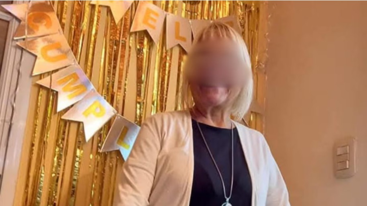 Juana Vignogna (73), una de las tres mujeres atropelladas en el centro de Lanús por un conductos que manejaba en ojotas. Su brazo corre peligro.