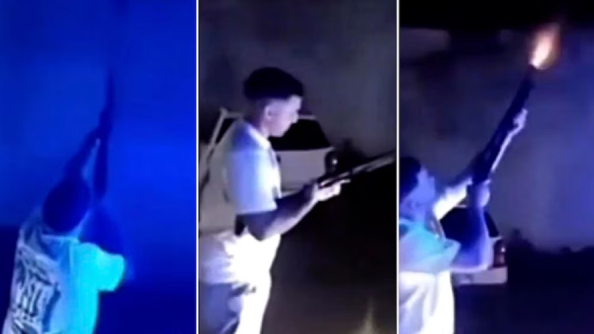 Policía Bonaerense, Navidad, Disparos, videos virales