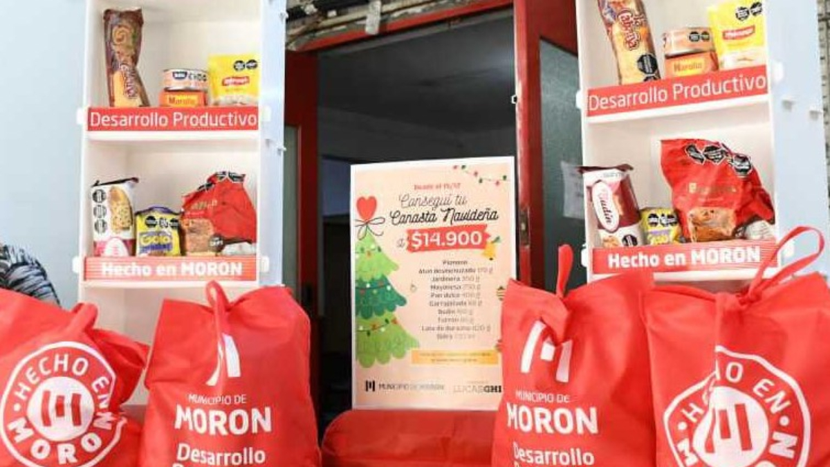 La canasta navideña de Morón incluye 10 productos que no pueden faltar en la mesa de las Fiestas de fin de año.