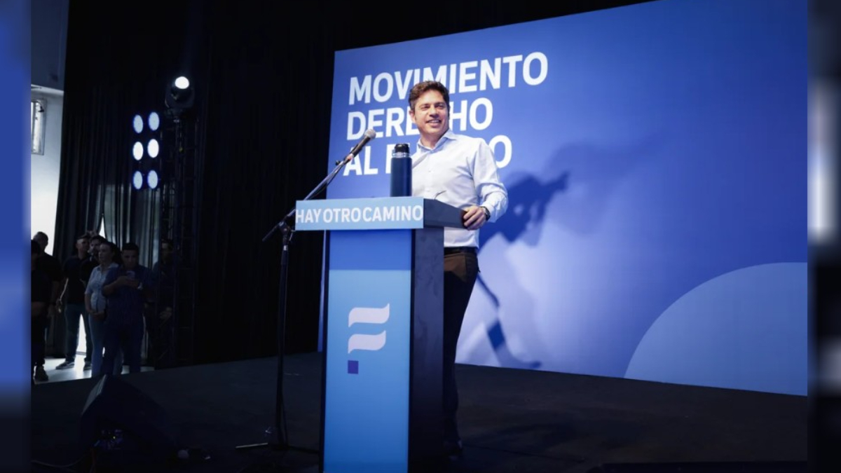Axel Kicillof lanzó su Movimiento Derecho al Futuro para armar una alternativa plurar a nivel nacional contra el gobierno de Javier Milei de cara a 2027.