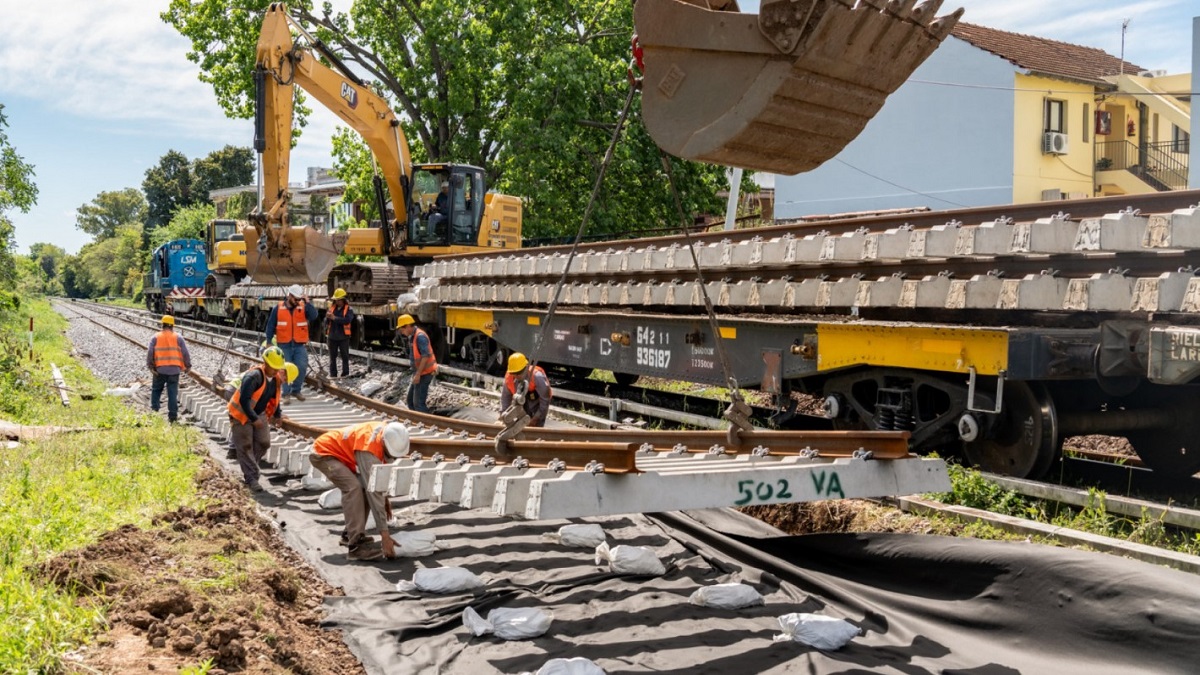 Trenes, Línea Mitre, Retiro, Obras
