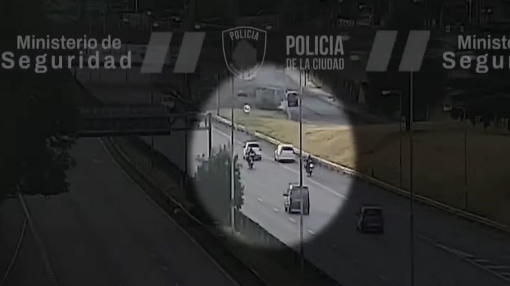 Video, persecuvión, Policía de la Ciudad, Villa Celina