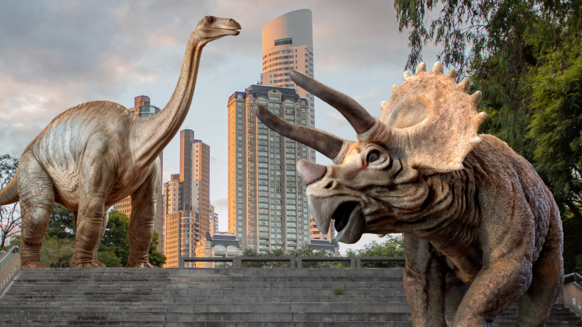 Unicenter Shopping, Era Cretácica 2, dinosaurios