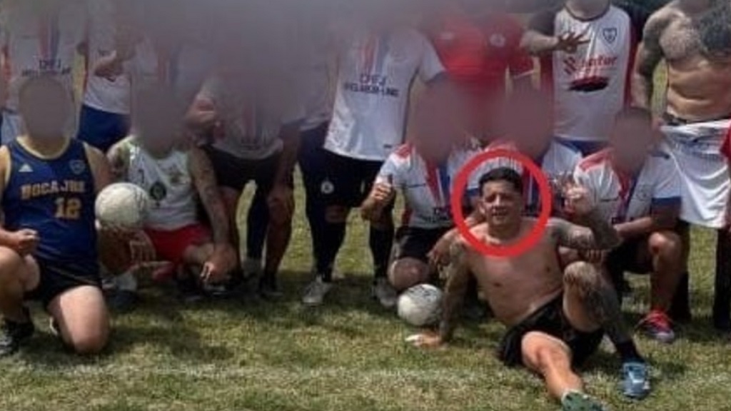 Burzaco, prófugo, atrapado, fútbol