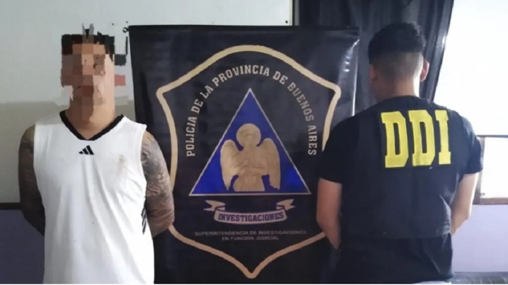 Burzaco, prófugo, atrapado, fútbol