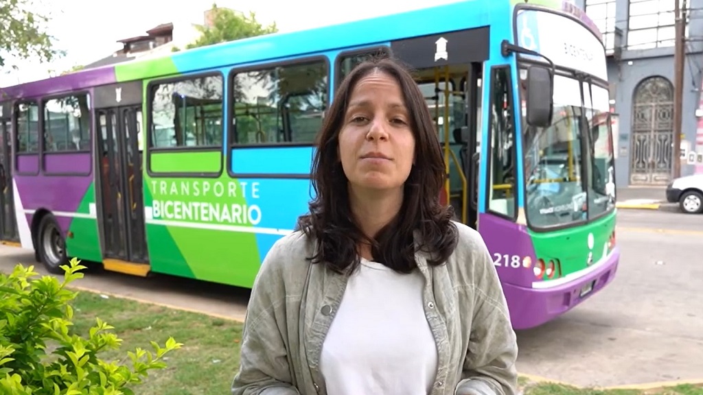 Vicente López, colectivos, Transporte bicentenario, Soledad Martínez