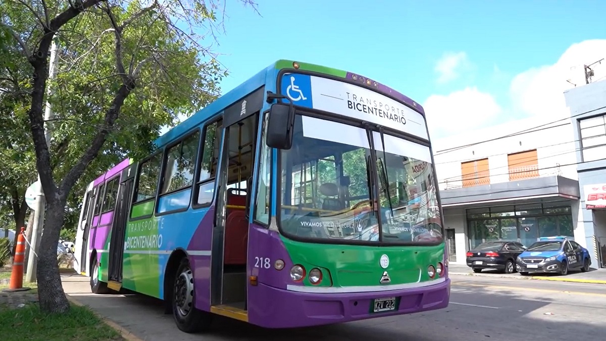 Vicente López, colectivos, Transporte bicentenario