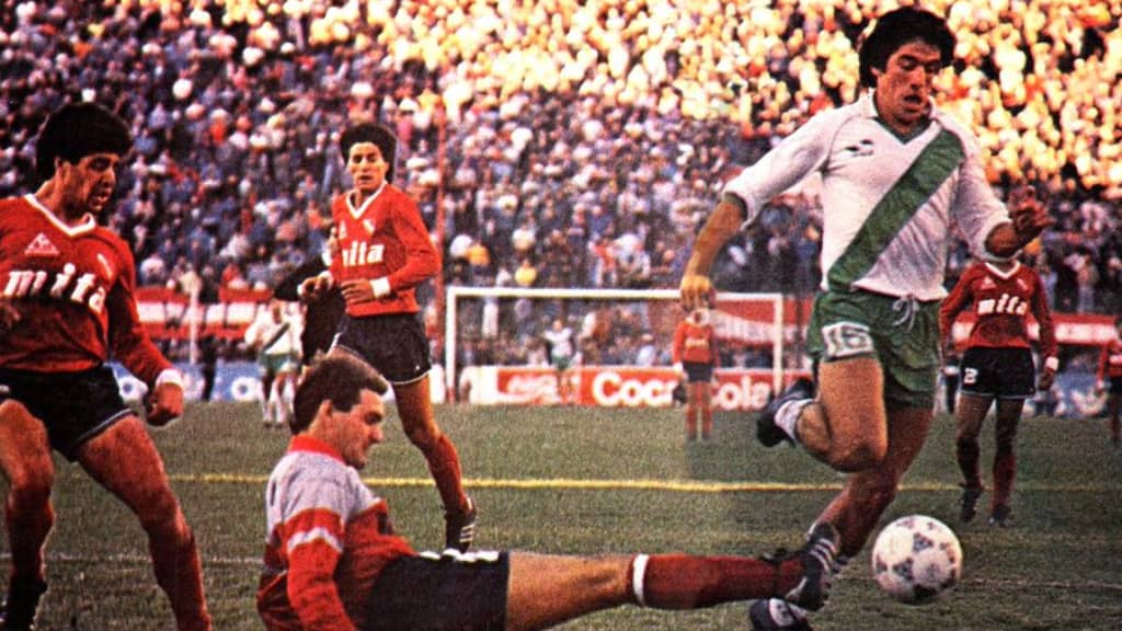 Banfield, Nacional B 1987, ascenso, Belgrano de Córdoba