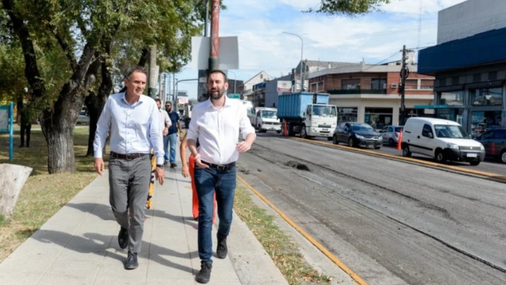 Los trabajos en Avenida Vergara en su tramo en la Ruta 4 o Camino de Cintura mejorarán la conectividad en el distrito de Hurlingham.