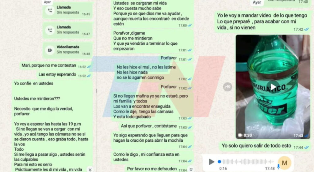 las tres acusadas: Mirta Noemi Mitrovich, Nancy Marina Yovanovich, y Maria Silvia Mitrovich. Están imputadas por el delito de estafa.