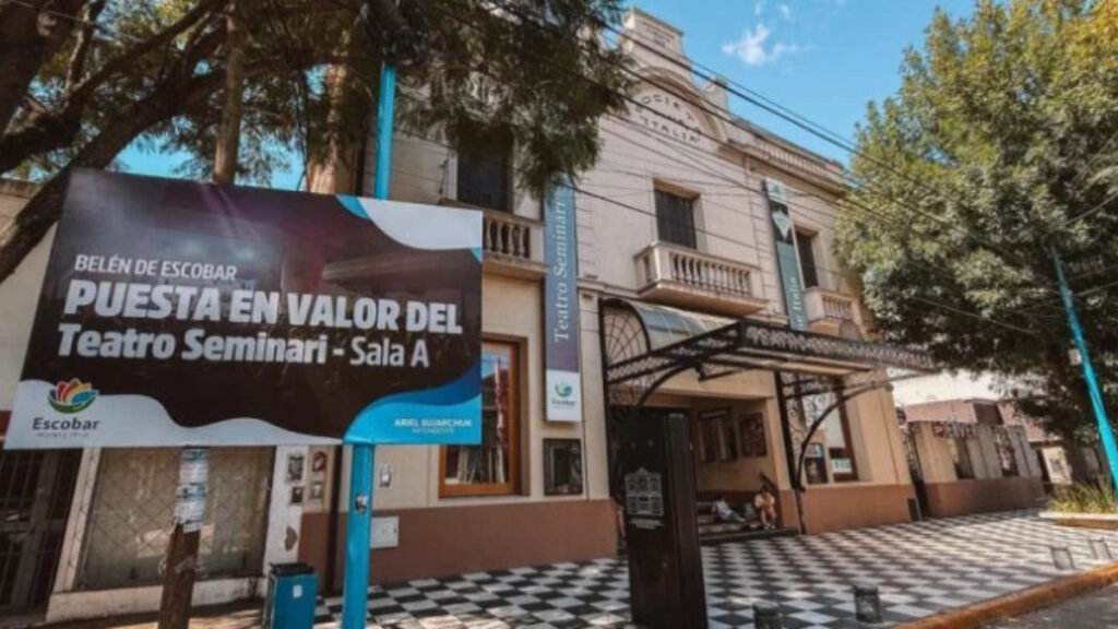 El Teatro Seminari quada en Mitre 451, en pleno corazón de Belén de Escobar. Mañana arrancan obras en su sala.