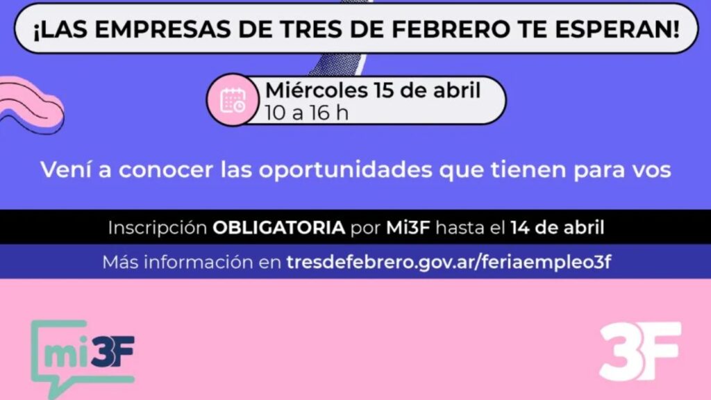 Feria de Empleo, Tres de Febrero