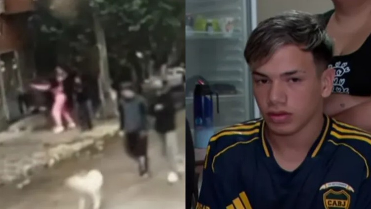 Una alumna de la Escuela Secundaria Ricardo Rojas Media Nº4 de San Martín apiuñal´+o a un compañaro, su ex novio, por celos. Fue a la salida del colegio.