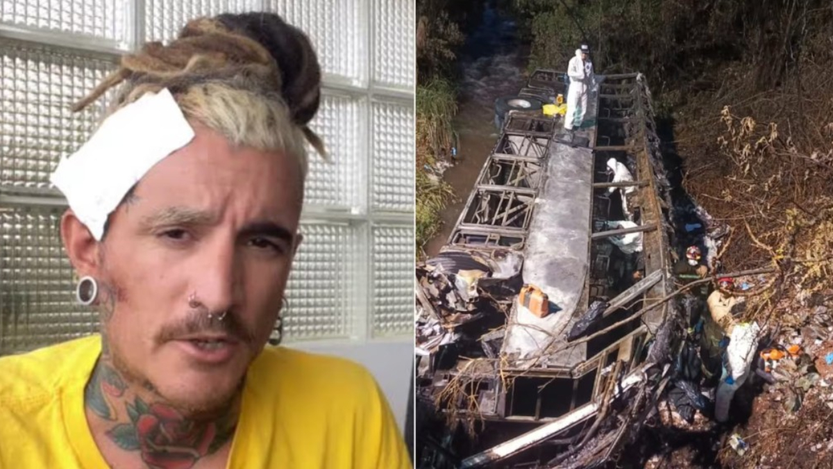 Gastón Firpo viajaba junto a su pareja desde Cuenca a Guayaquil, en Ecuador. Contó que el chofer se habría quedado dormido y ocurrió el desastre.