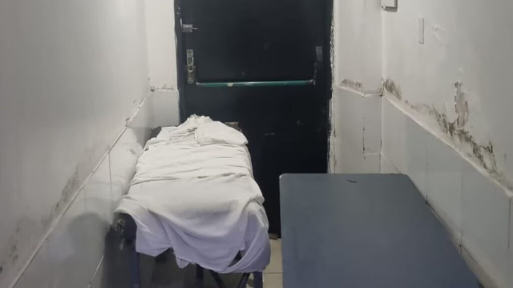 Unode los suciosdepósitos de la Clínica Santa María de Villa Ballester, donde hallaron fetos. La Justicia investiga una red de trata de personas.