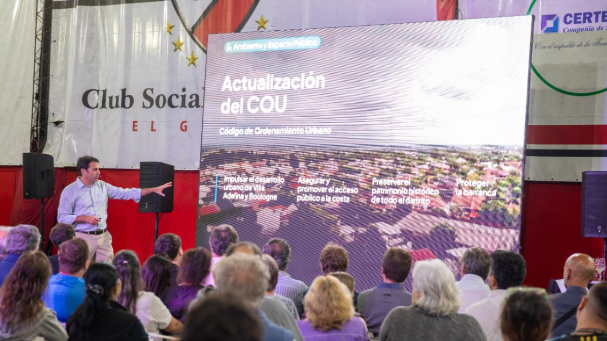 En una reunión abierta, realizada en el Club Social Boulogne y frente a vecinos de Villa Adelina y Boulogne, Ramón Lanús realizó la rendición de cuentas de gestión y presentó el plan del 2026.