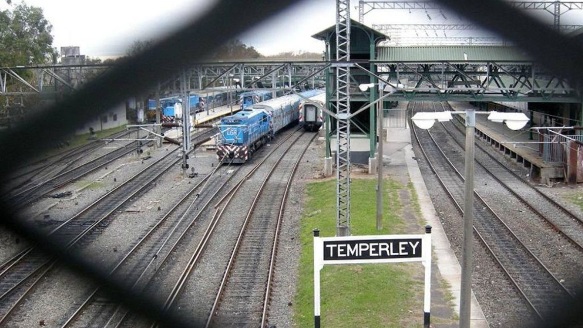 El nodo de la estación Temperley es el punto clave de las obras que se vienen en el tren Roca para fines de año.