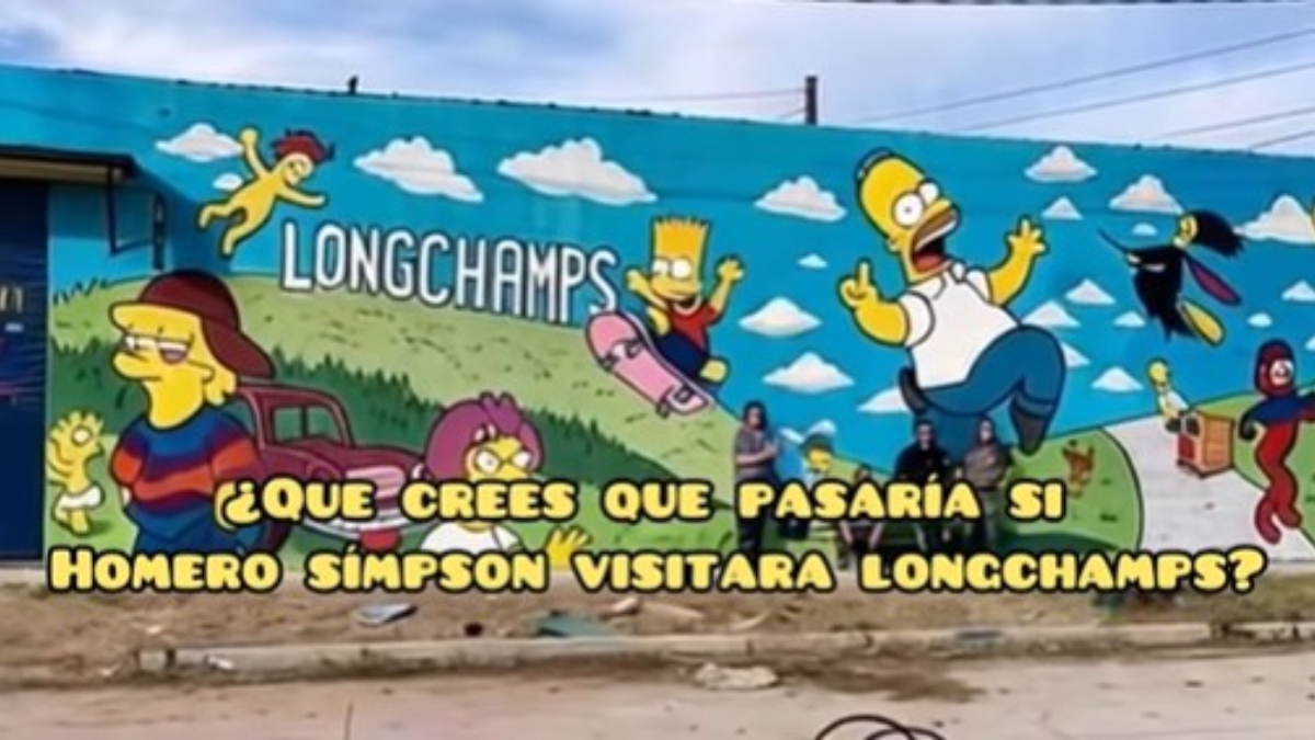 Nicolás Merele, vecino de Longchamps, se volvió viral por recrear los barrios de Almirante Brown con la estética de Los Simpson.