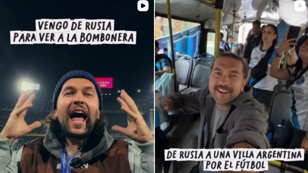 periodista ruso, fútbol
