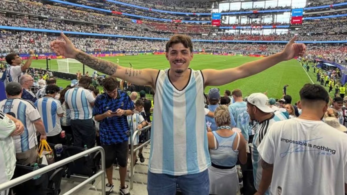 Alejo Ciganotto, el vecino de San Martín que fue al Mundial 2026, se separó de su mujer y podría no ver el nacimiento de su hijo.