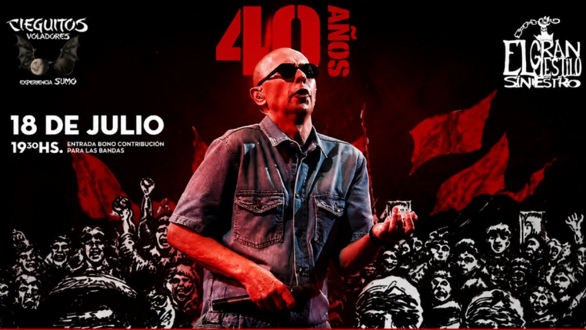 40 años de Octubre: Avellaneda homenajea al disco más emblemático de los Redondos