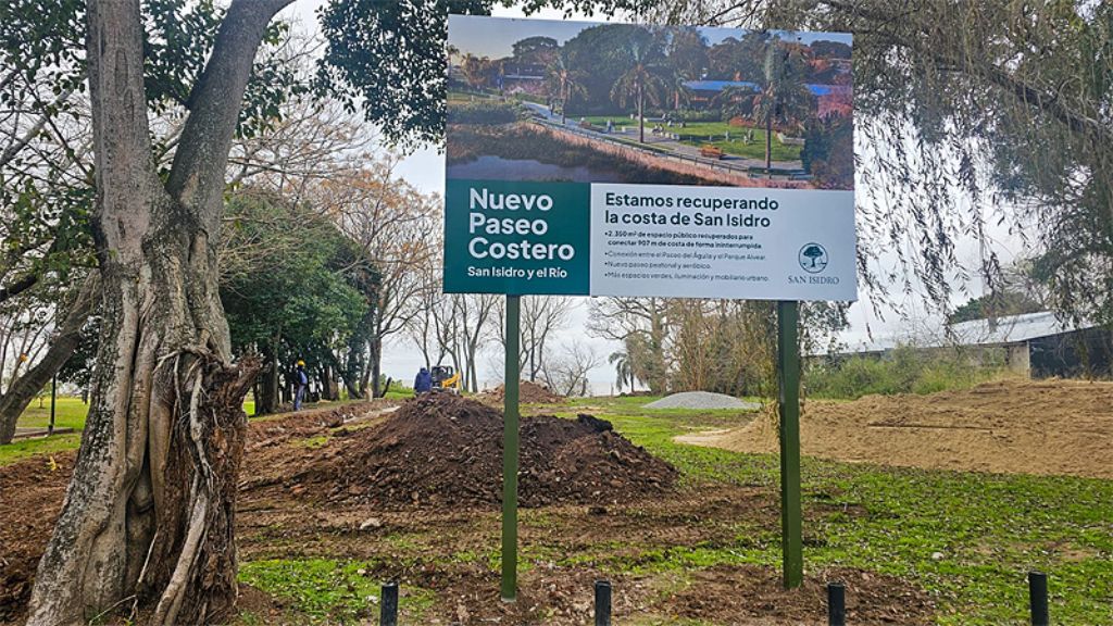 Arrancaron las obras en el Paseo Costero de San Isidro. Foto: Muncipalidad de San Isidro