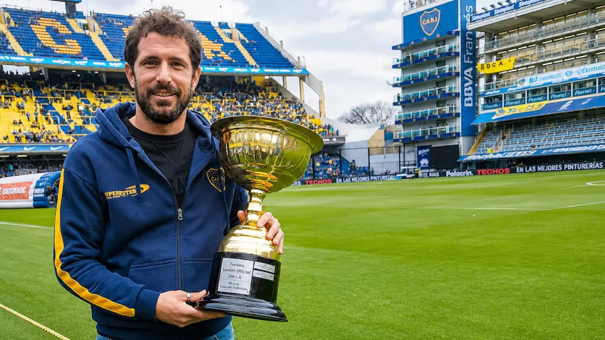 Facundo Imboden surgi de Boca y fue campen con el equipo senior