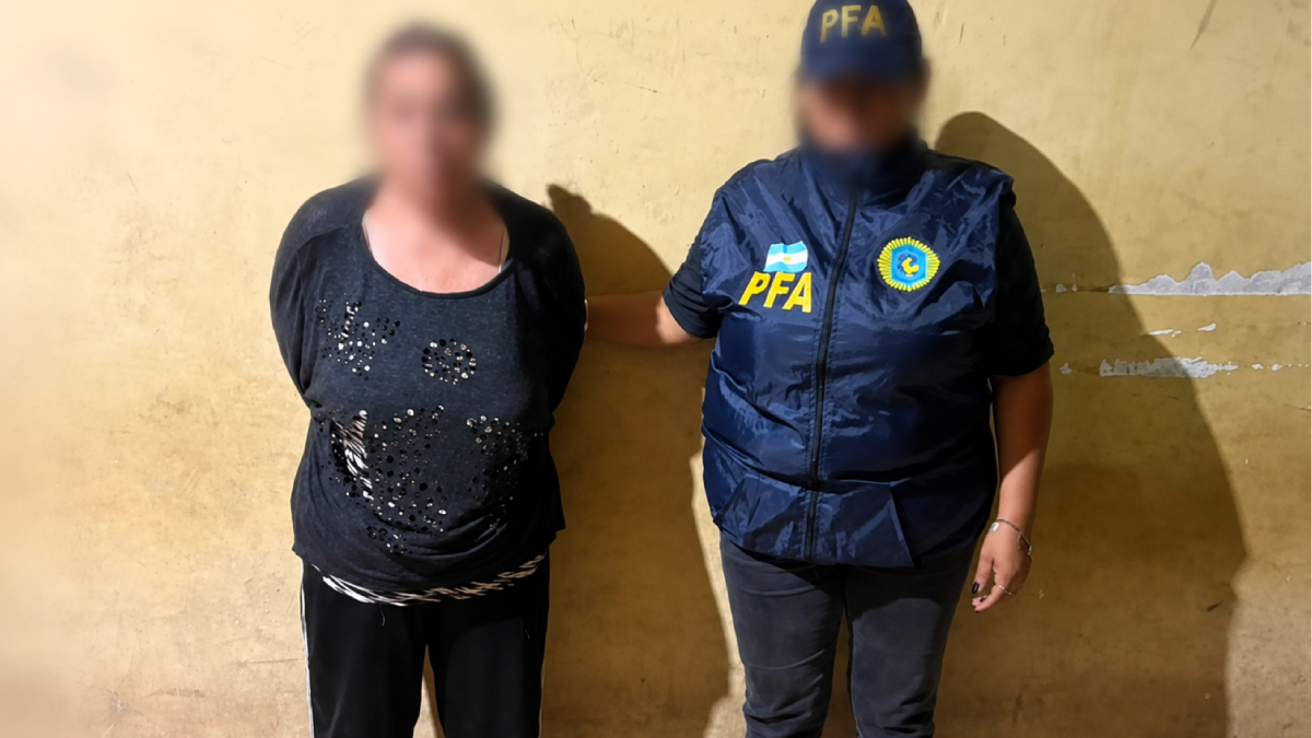 La "Gitana" Mitrovich fue detenida en Salta por la Policía Federal.