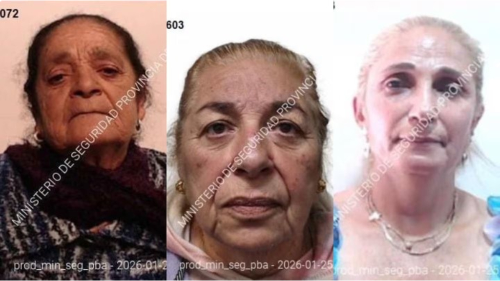 a fiscalía pidió la detención por estafa de María Silvia Mitrovich (78), Nancy Marina Yovanovich (52) y Marta Mitrovich, alias "La Paraka" (72)