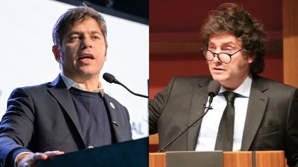 Axel Kicillof, Javier Milei, Conurbano bonaerense