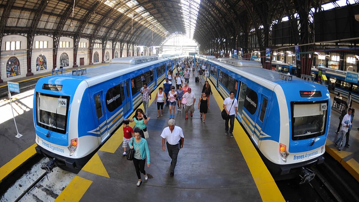 Tren Mitre, estación Retiro, Ferrocarril Mitre