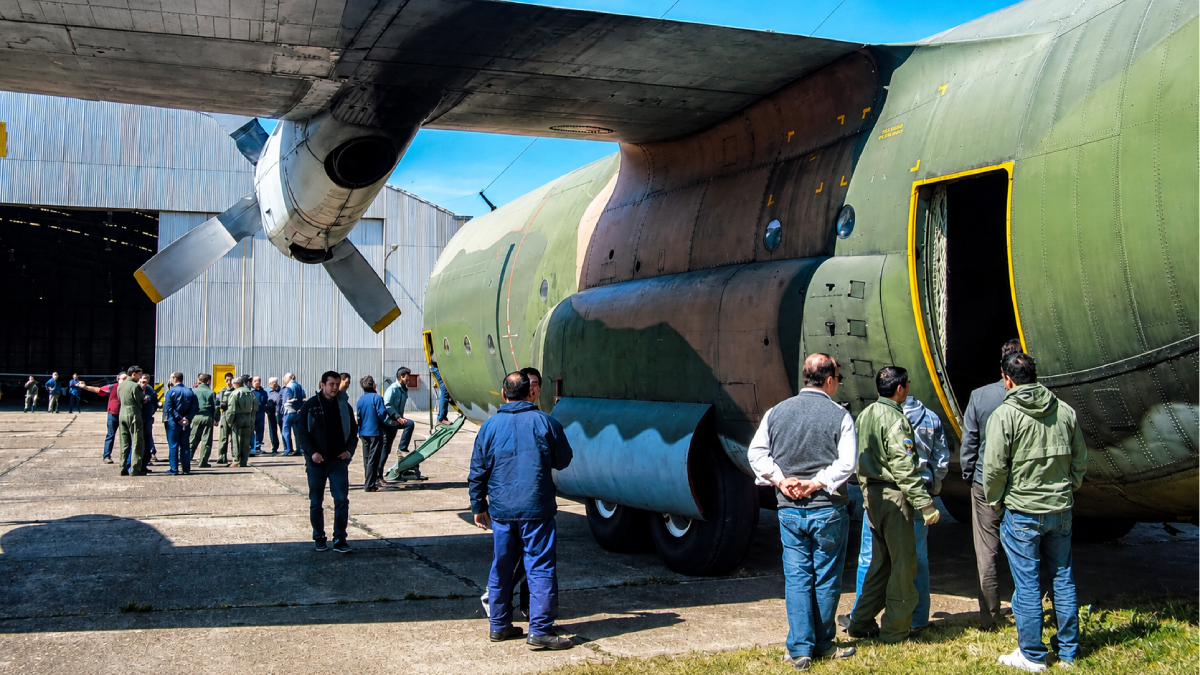 El Hércules C-130 se podrá visitar en el Hangar 4 de Morón