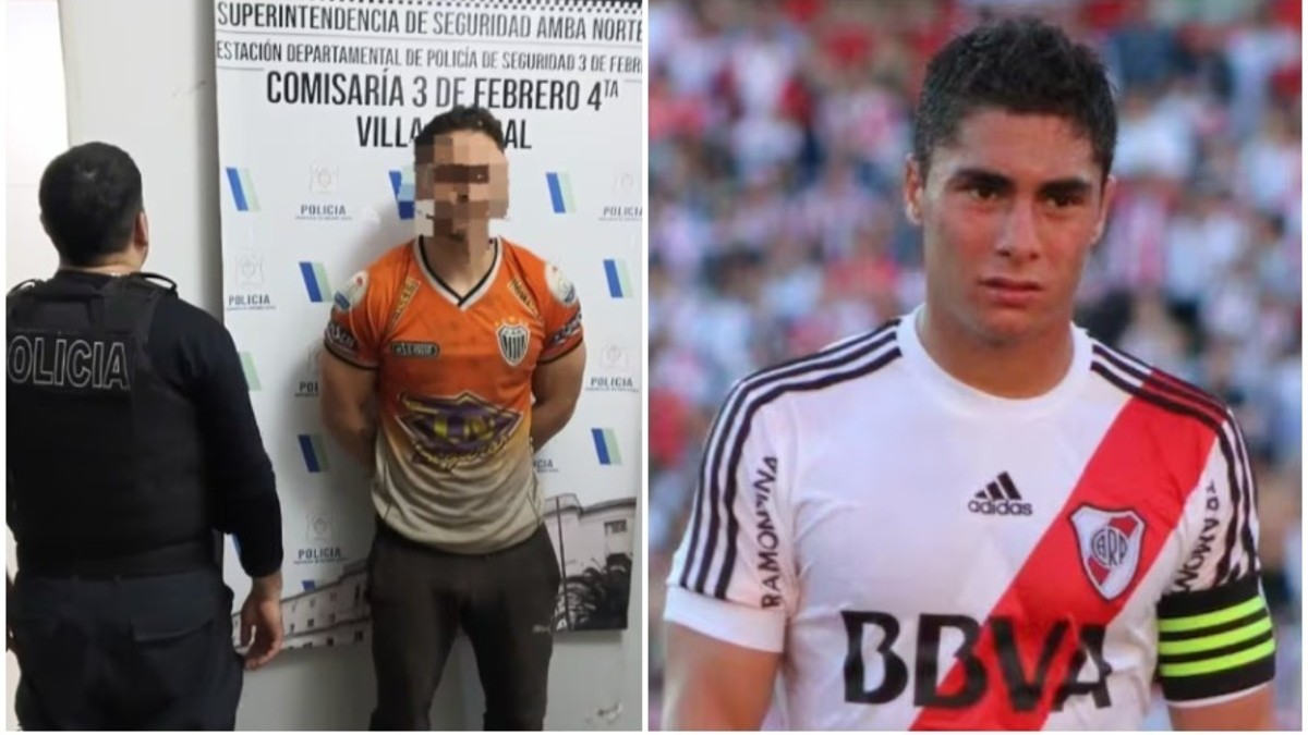 River, ex futbolista, detenido