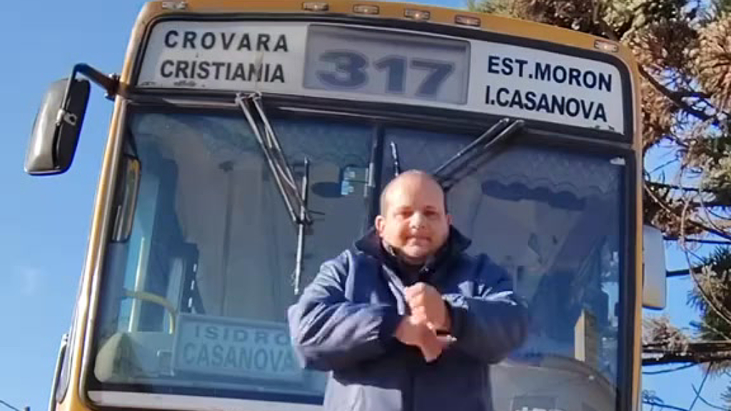 La información del cambio de recorrido fue difundida en redes sociales por el chofer Eduardo García.