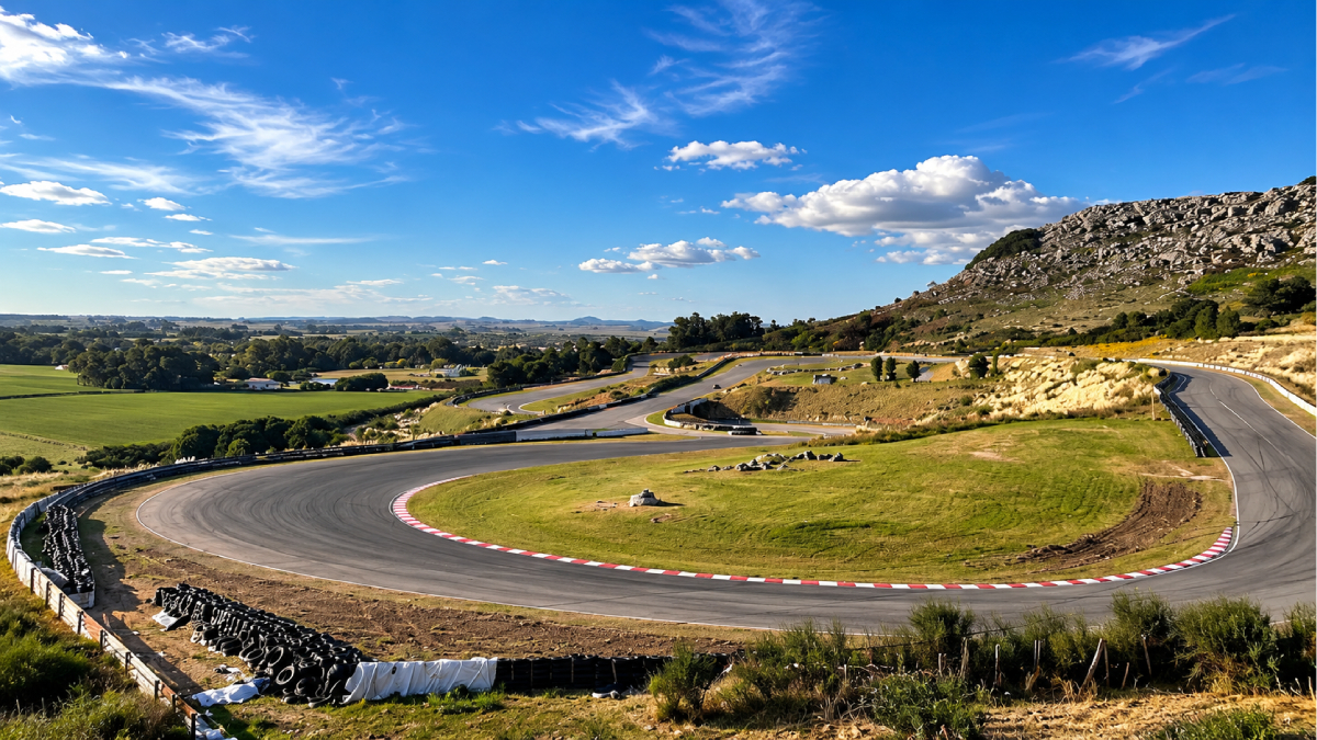 El Autódromo Juan Manuel Fangio está ubicado en las sierras de Balcarce,
